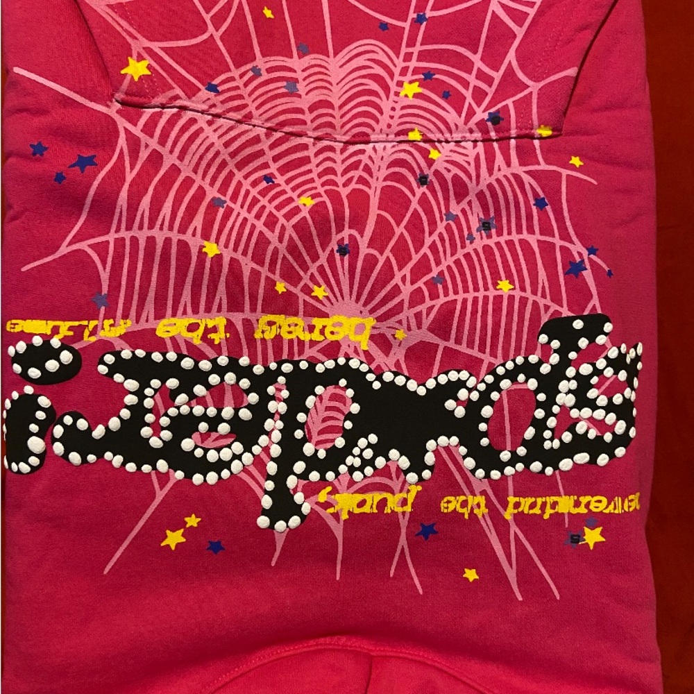 Sp5der P*ink Hoodie - Picture 10 of 11